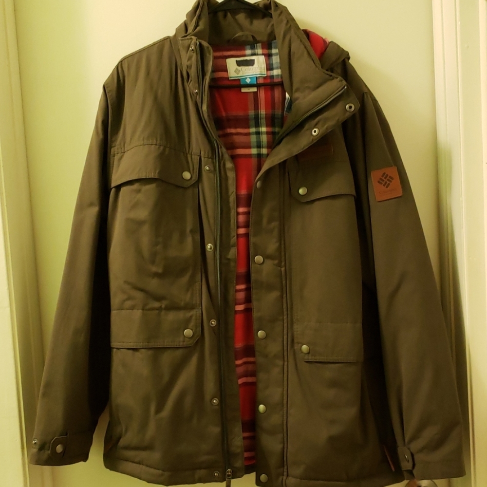 Like new Olive green Columbia Coat Medium